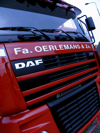Vrachtwagen, DAF transportbedrijf Fa. Oerlemans & Zn.